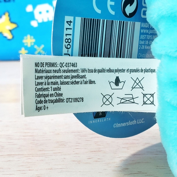 Among Us BLUE CREWMATE 7" w/ Red Beanie 2022 Series 2 100% Genuine Toikido Plush - Picture 9 of 11